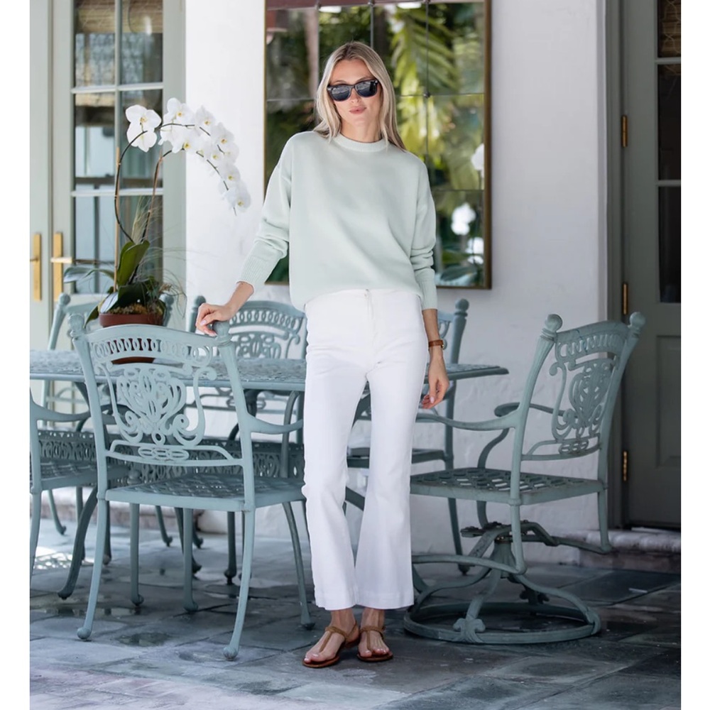 Julia Amory Bell Pant White Medium - Picture 6 of 8
